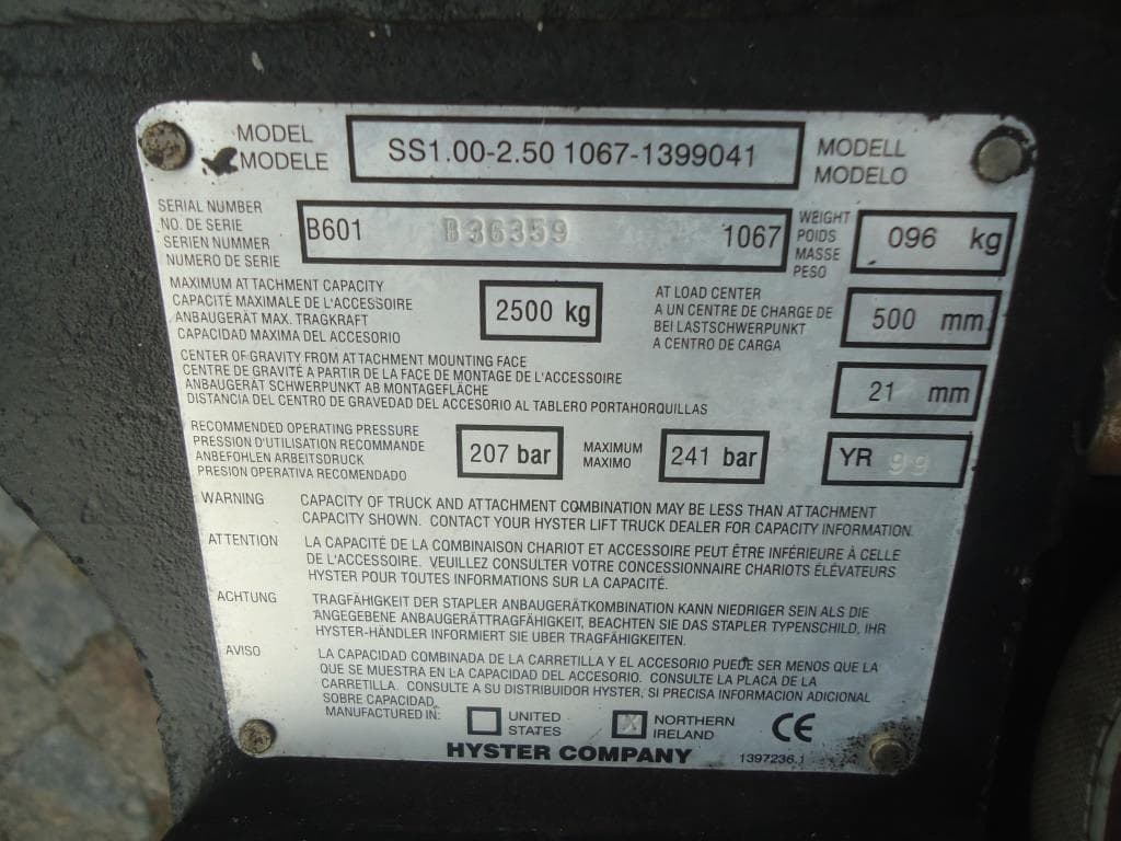 Torre para empilhador Hyster — imagem 6