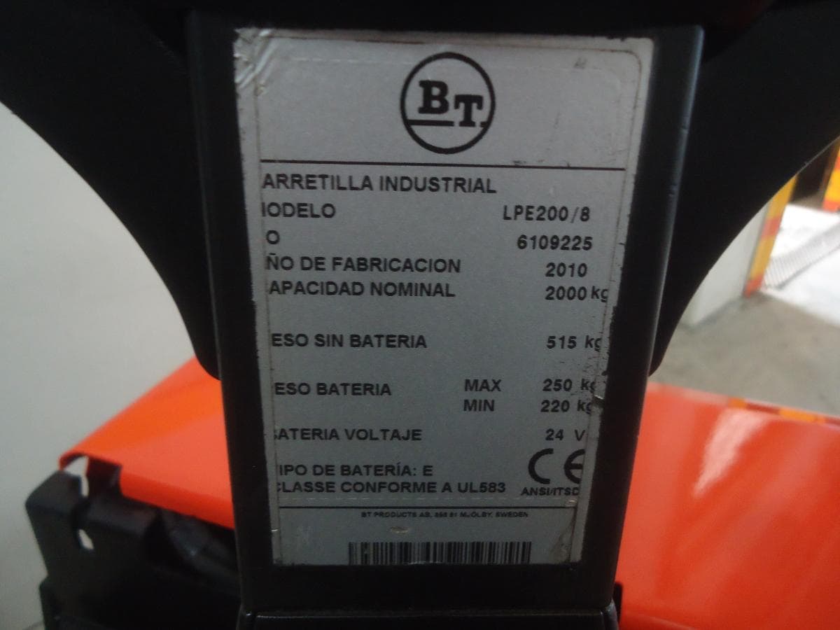 Porta Paletes Toyota LPE 200/8 — imagem 9