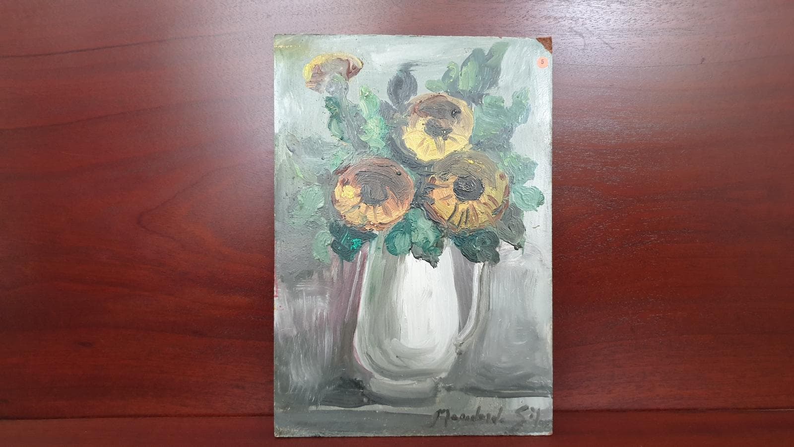Cuadro Jarrón con Flores
