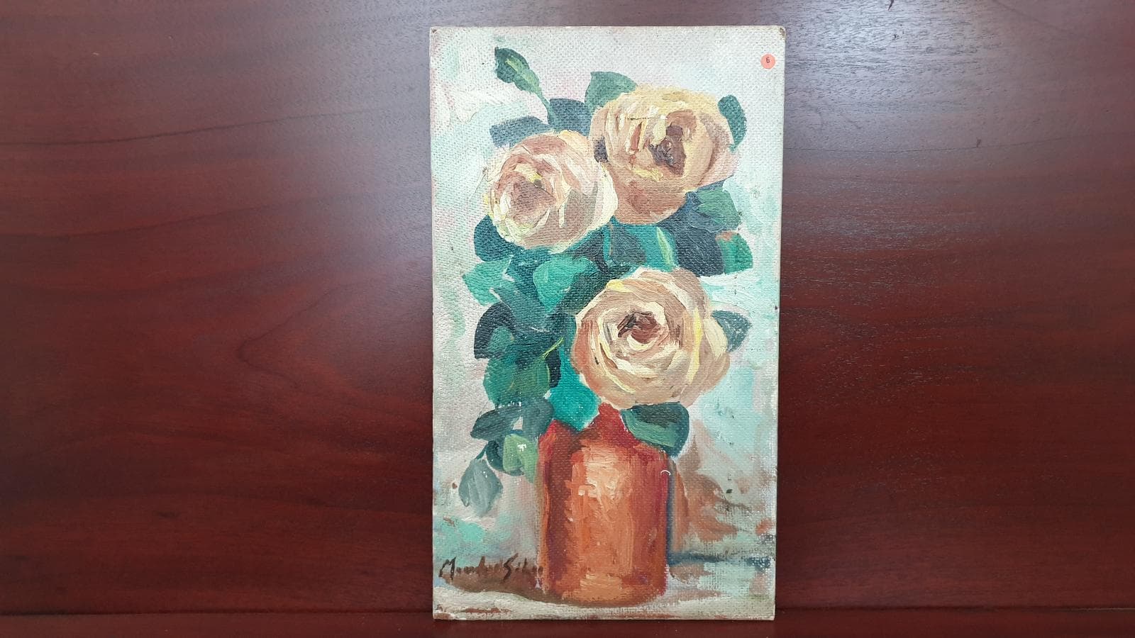 Cuadro Jarrón con Flores