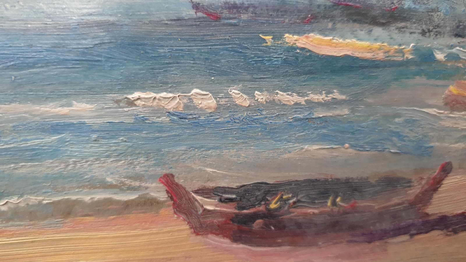 Quadro Areal com Barco — imagem 3