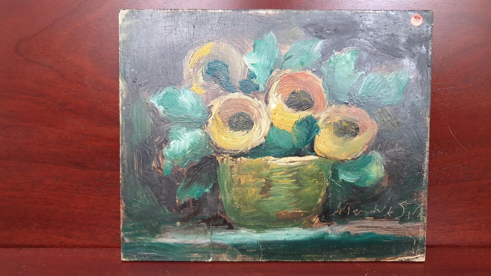 Quadro Taça com Flores — imagem 1
