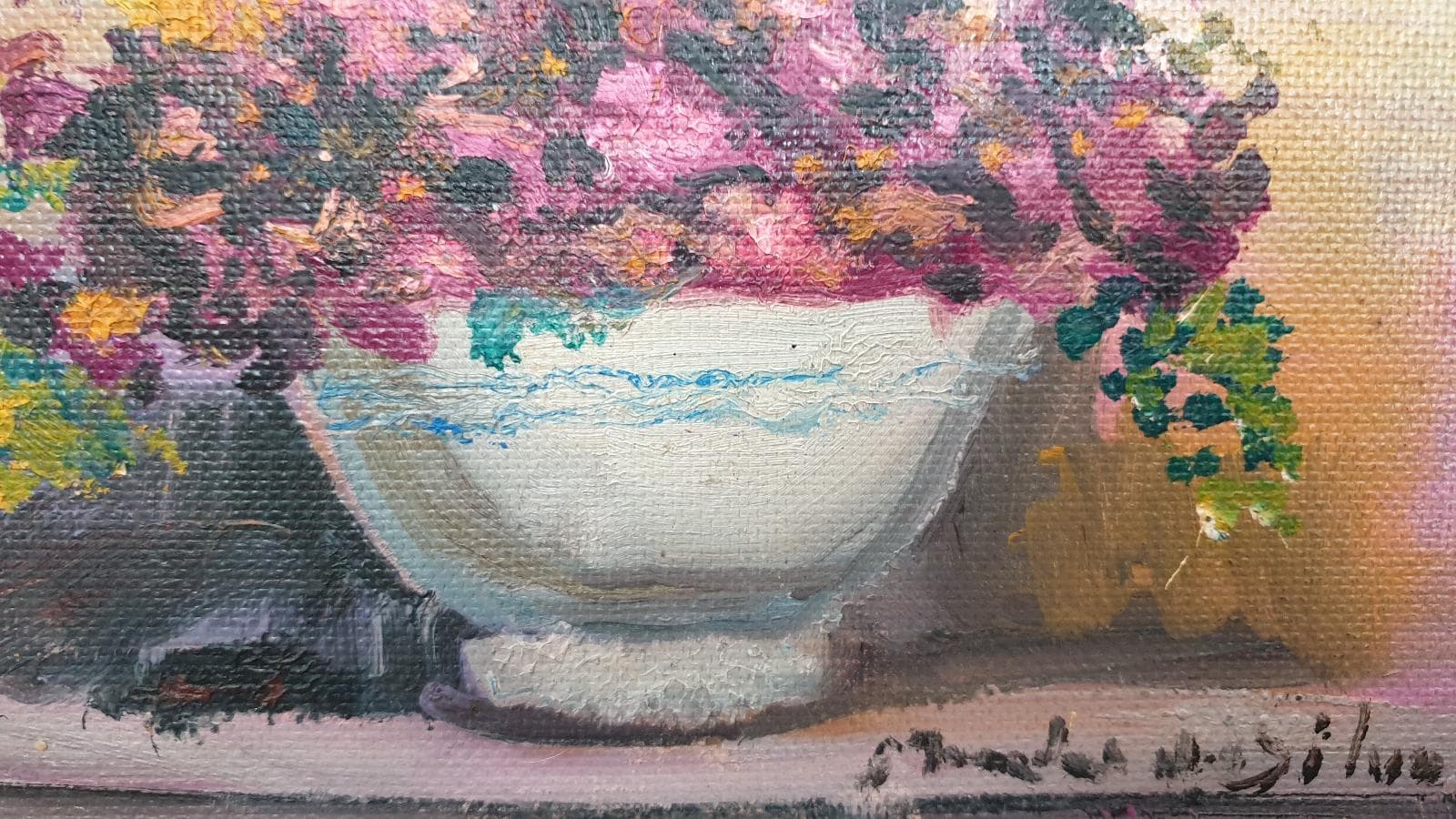 Quadro Taça com Flores — imagem 3