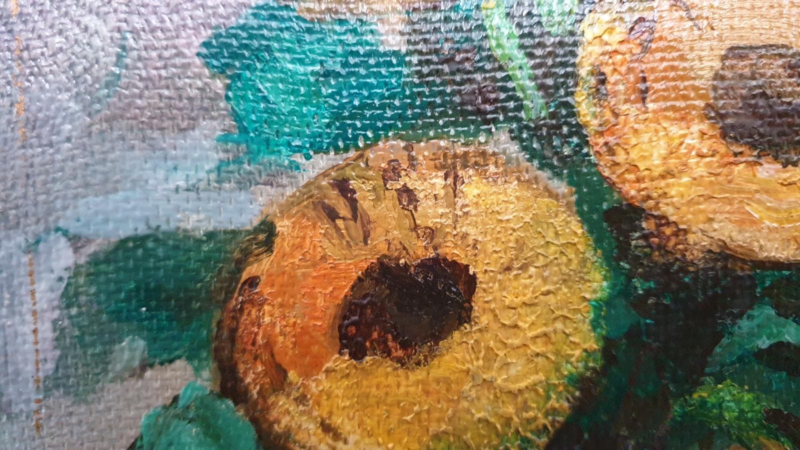 Cuadro de taza con flores — imagen 2