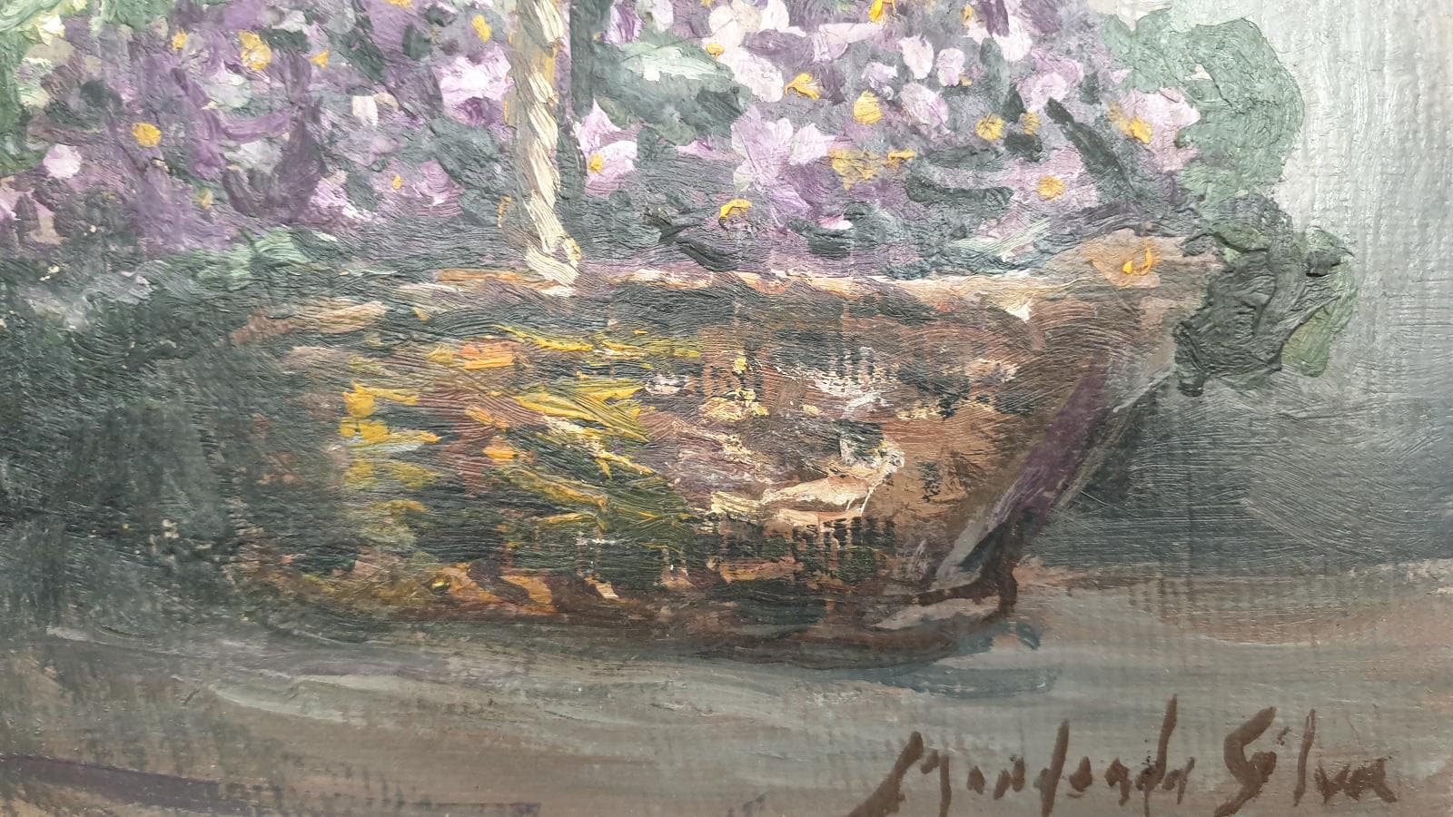 Quadro Cesto com Flores — imagen 2