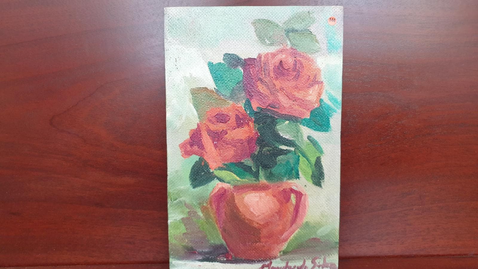 Quadro Cachepot com Flores — imagem 1