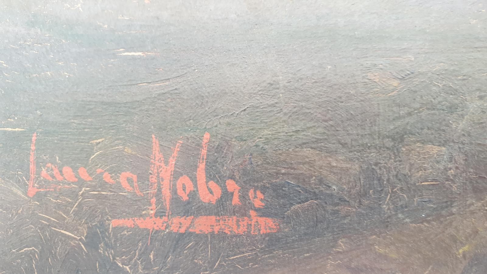 Óleo sobre madeira de “LAURA NOBRE” — imagem 3