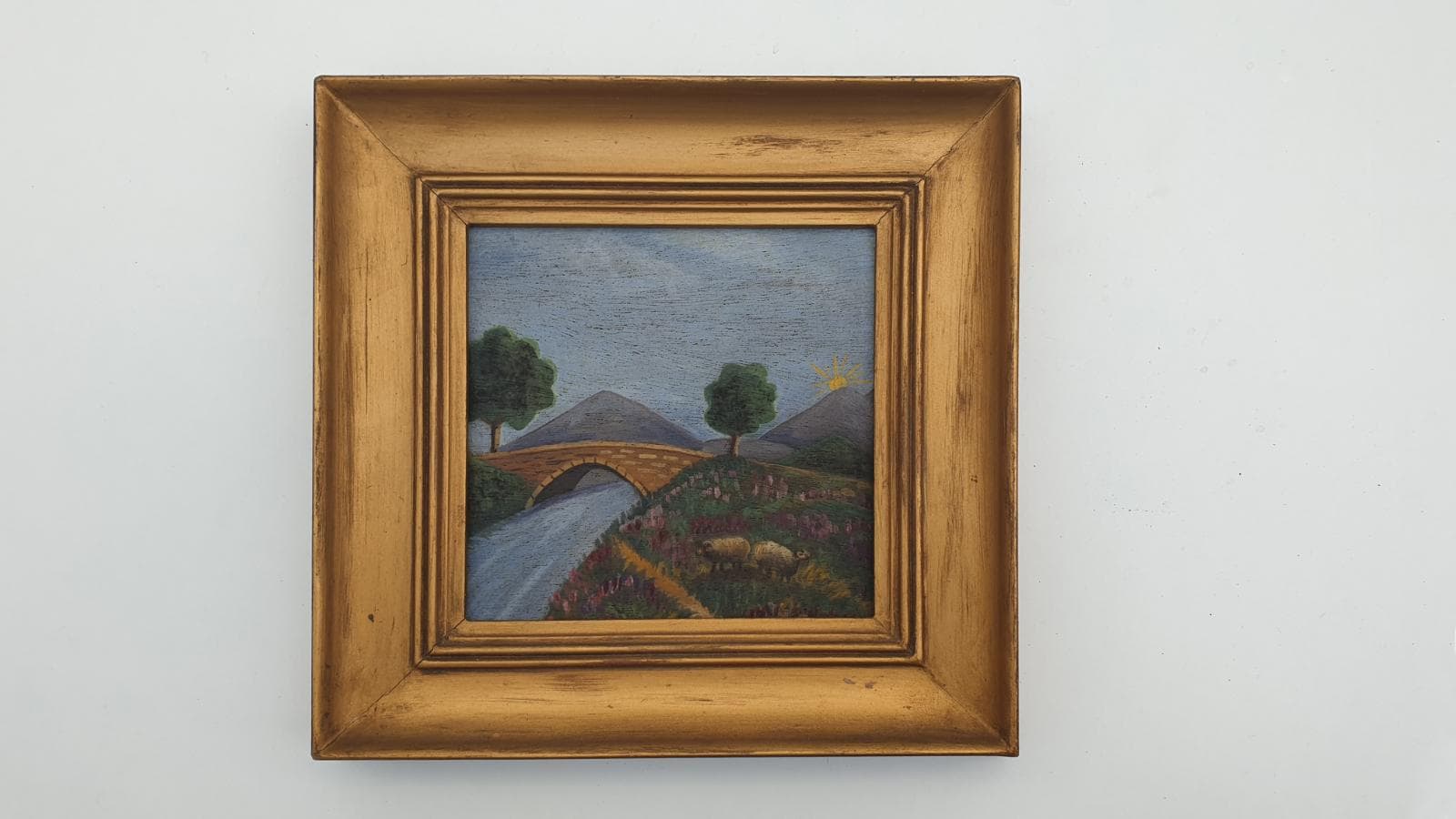 Quadro a Óleo sobre madeira