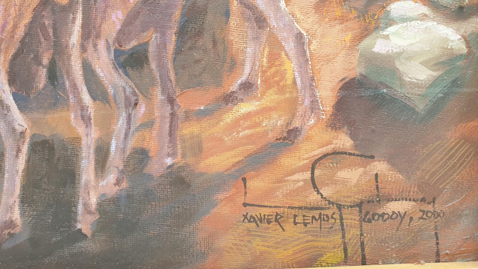 Óleo sobre tela de “XAVIER LEMOS GODOY” — imagem 3
