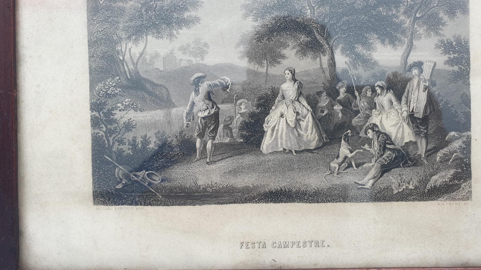 Gravure intitulée « FESTA CAMPESTRE » — image 2