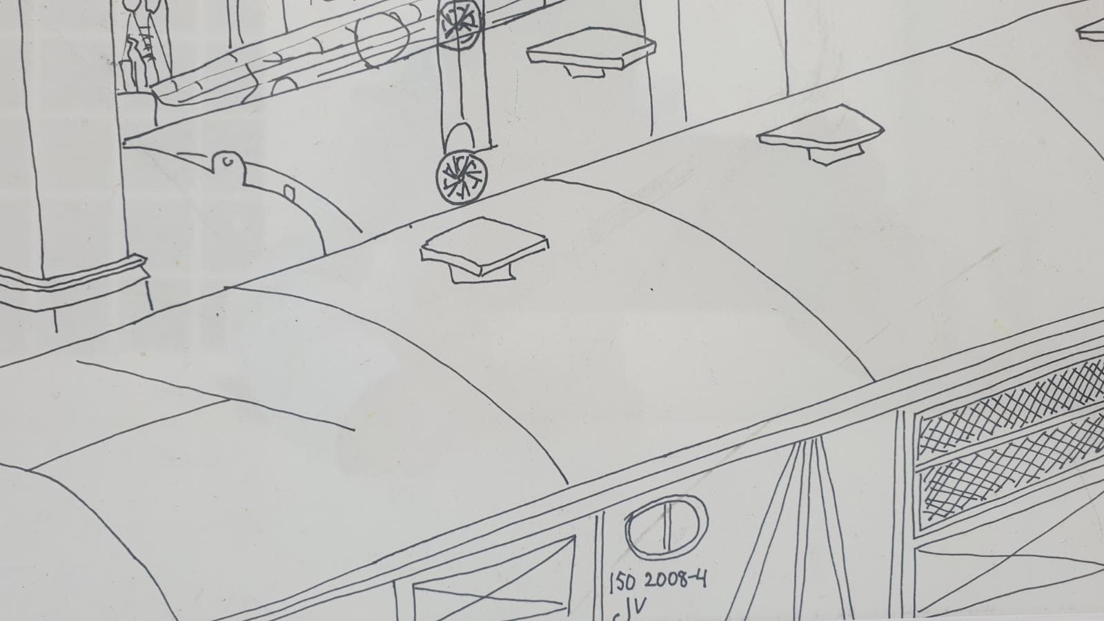 Trabalho a pena de “MARGARIDA TAMEGÃO” · Paredes — imagem 2