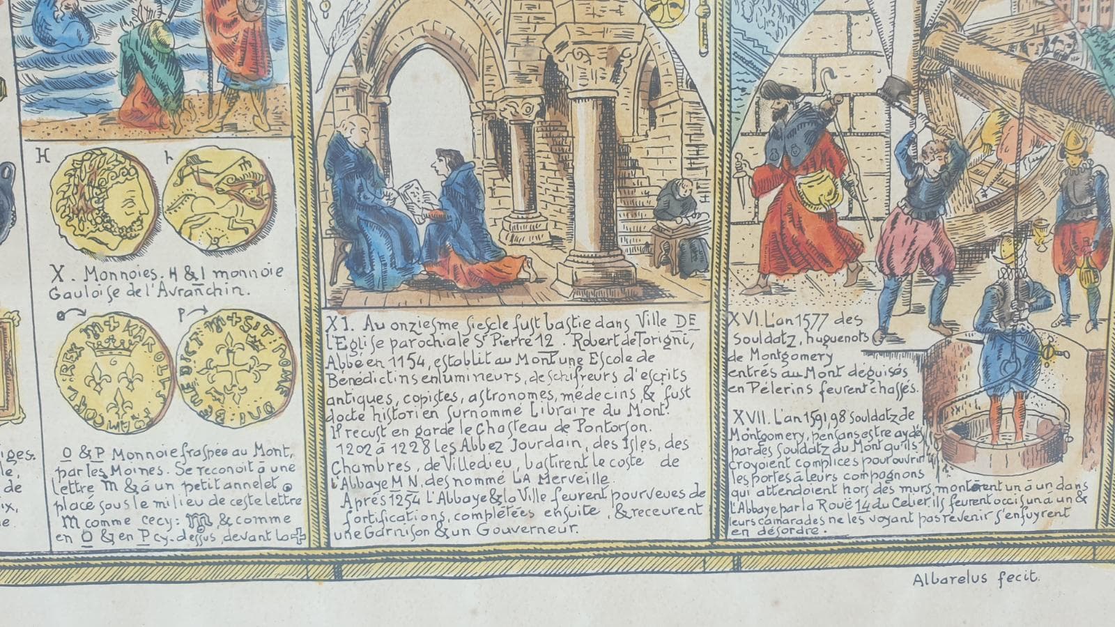 Quadro alusivo à construção do “MONT SAINT MICHELE” — imagem 4