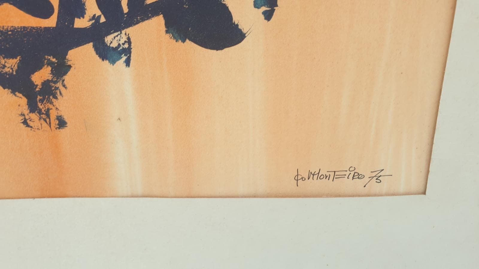 Aguarela com motivos chineses de “MONTEIRO 75” — imagem 2