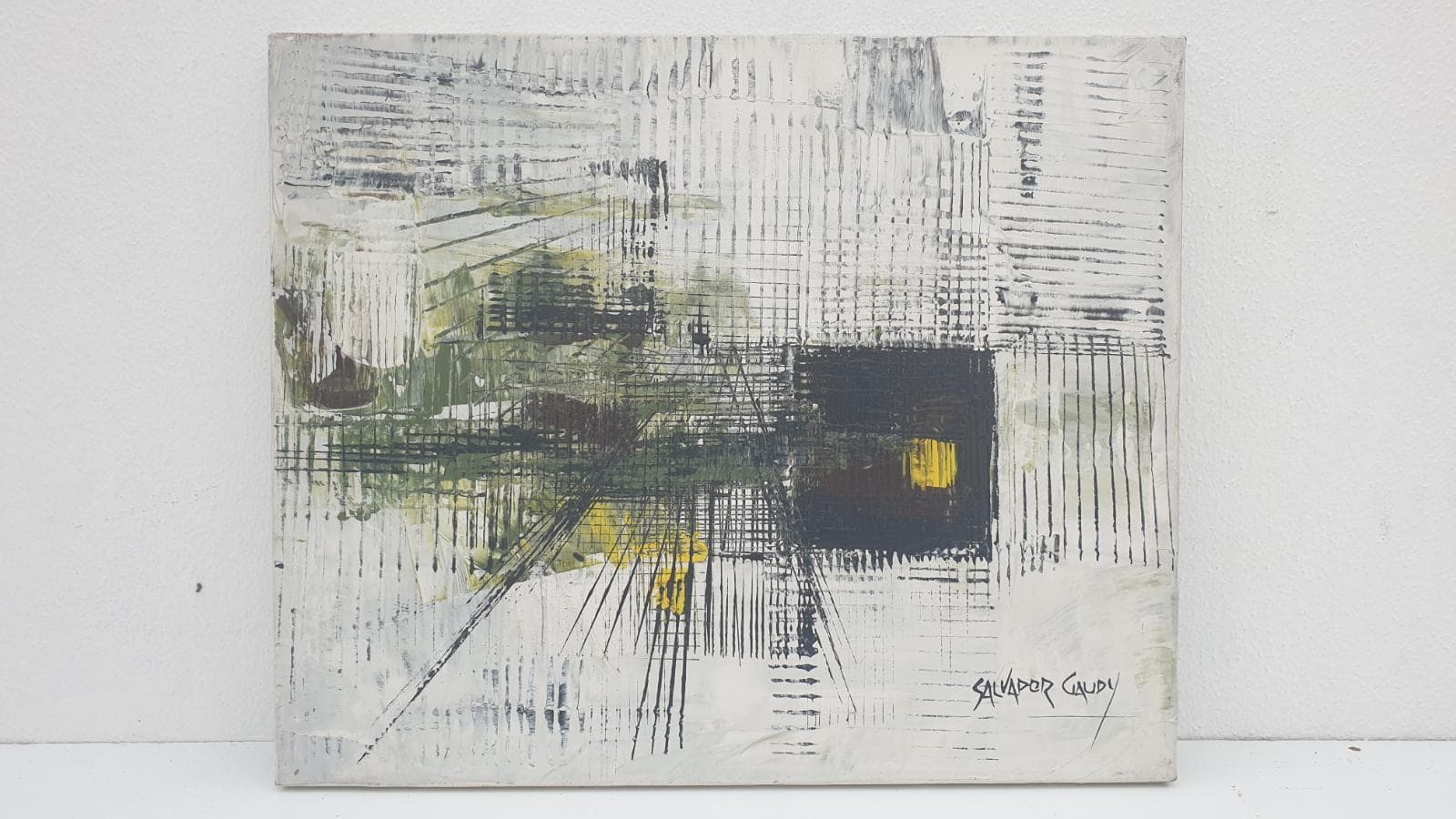 Óleo sobre platex de “SALVADOR GAUDY”