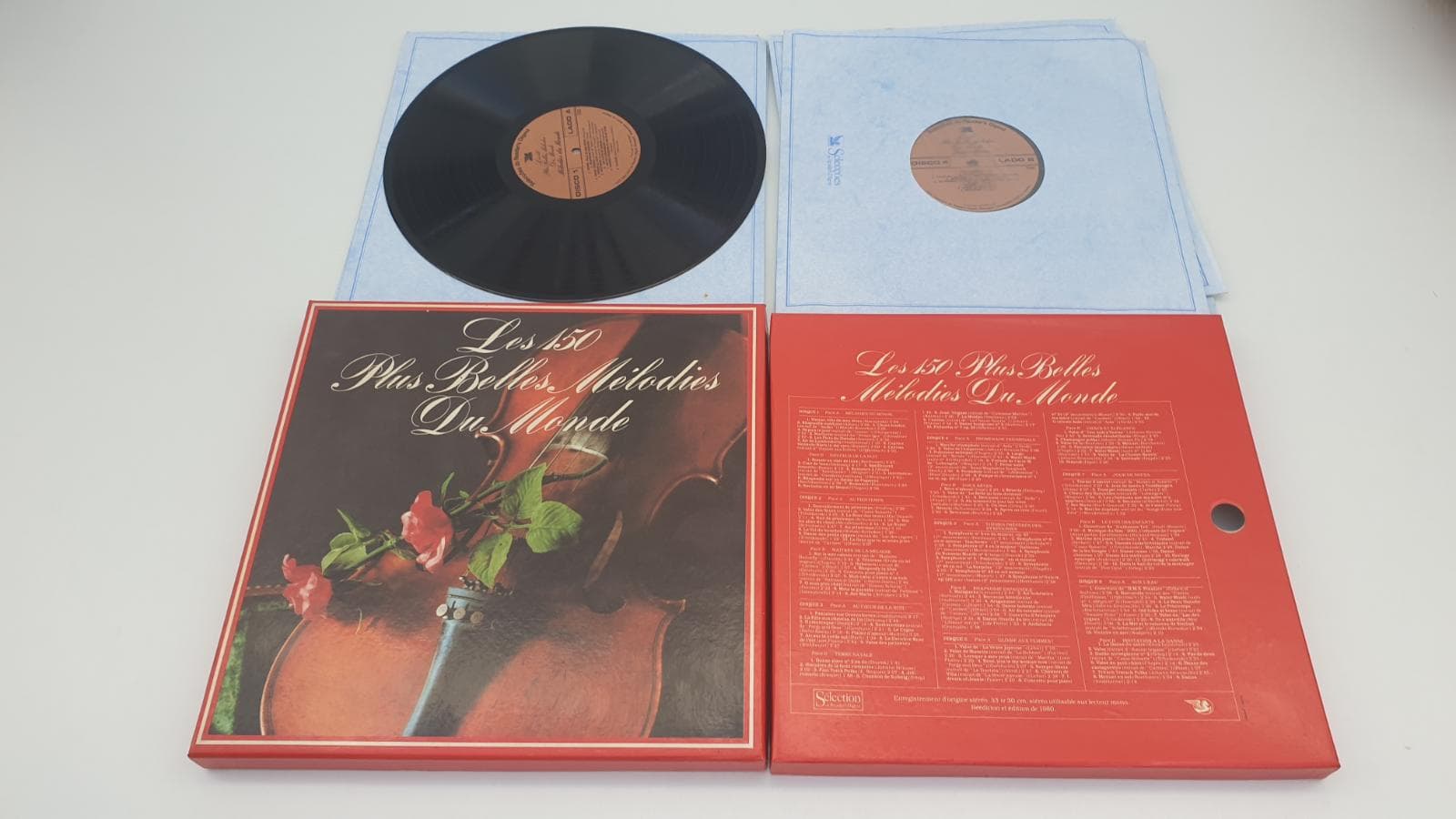 Álbum de 8 discos em vinil