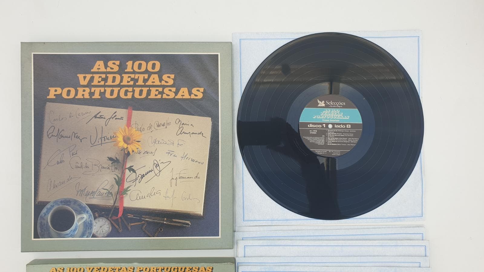 Álbum de 8 discos em vinil