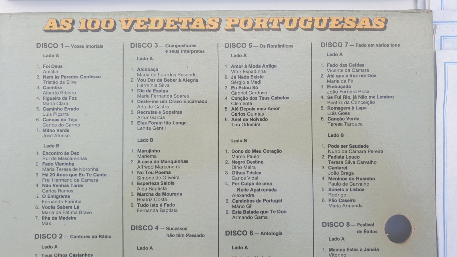 Álbum de 8 discos em vinil — image 3