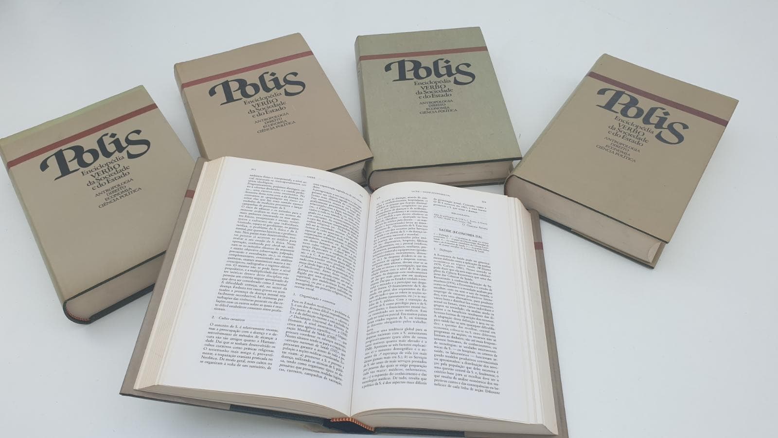 Enciclopédia lusa brasileira de sociedade e estado, 5 volumes