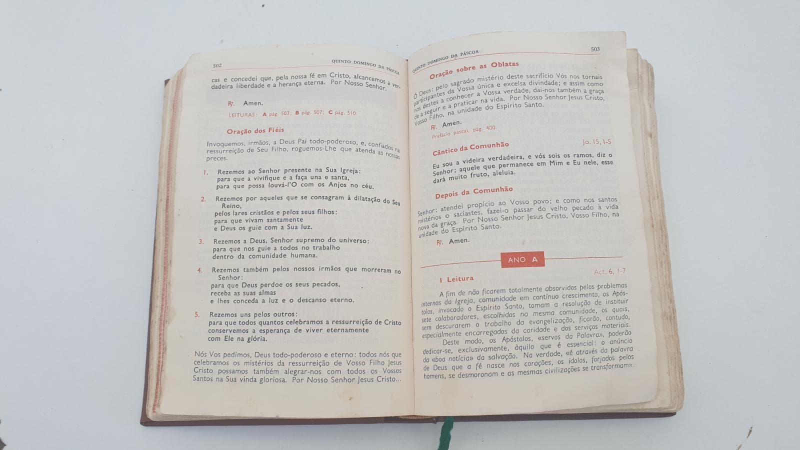 Missal popular 2 edição “GRÁFICA DE COIMBRA” — imagen 2