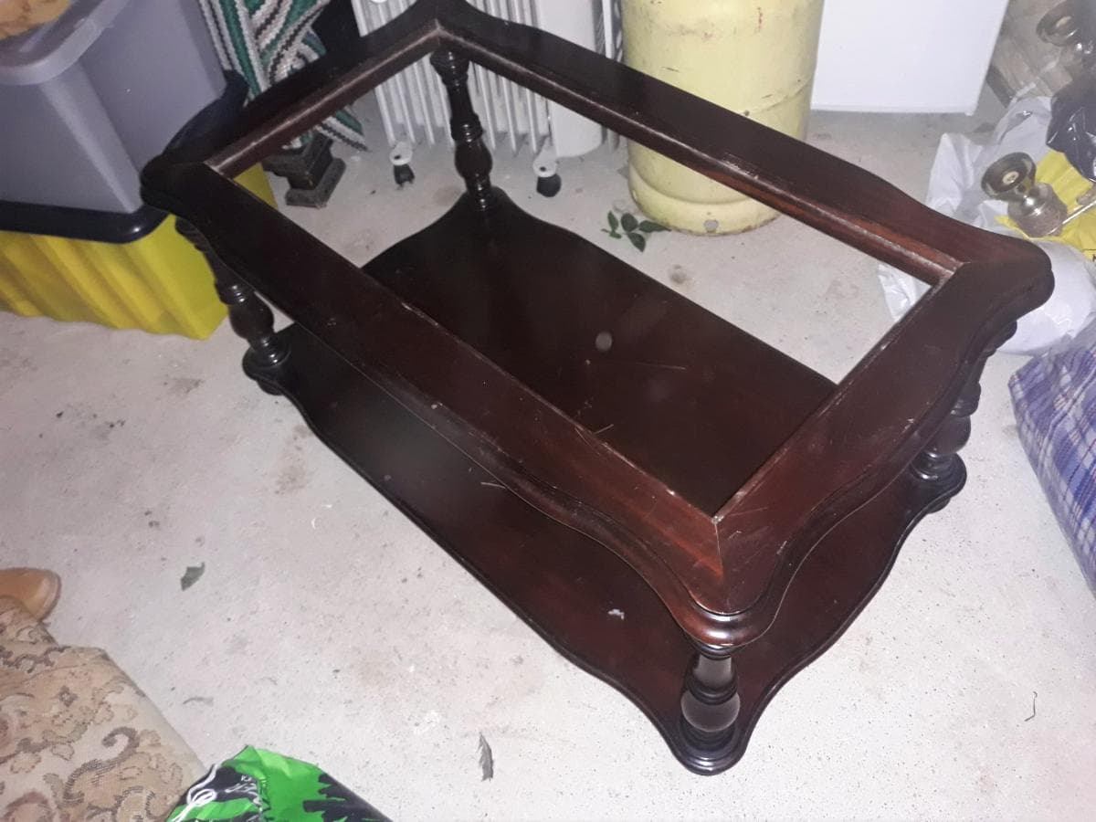Mesa de centro retangular
