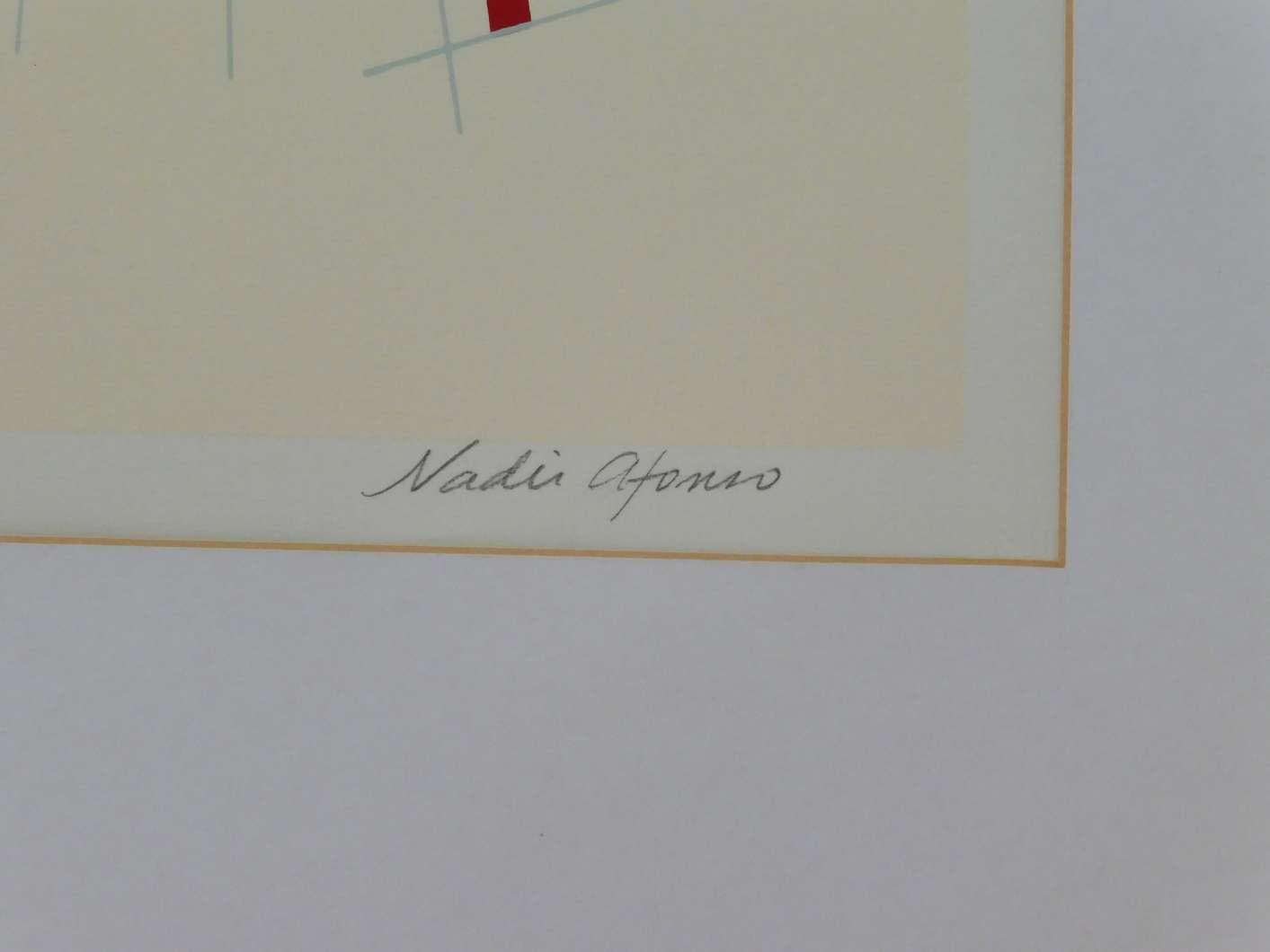 Serigrafia 151x121 "N.D." do autor "Nadir Afonso" — imagen 2