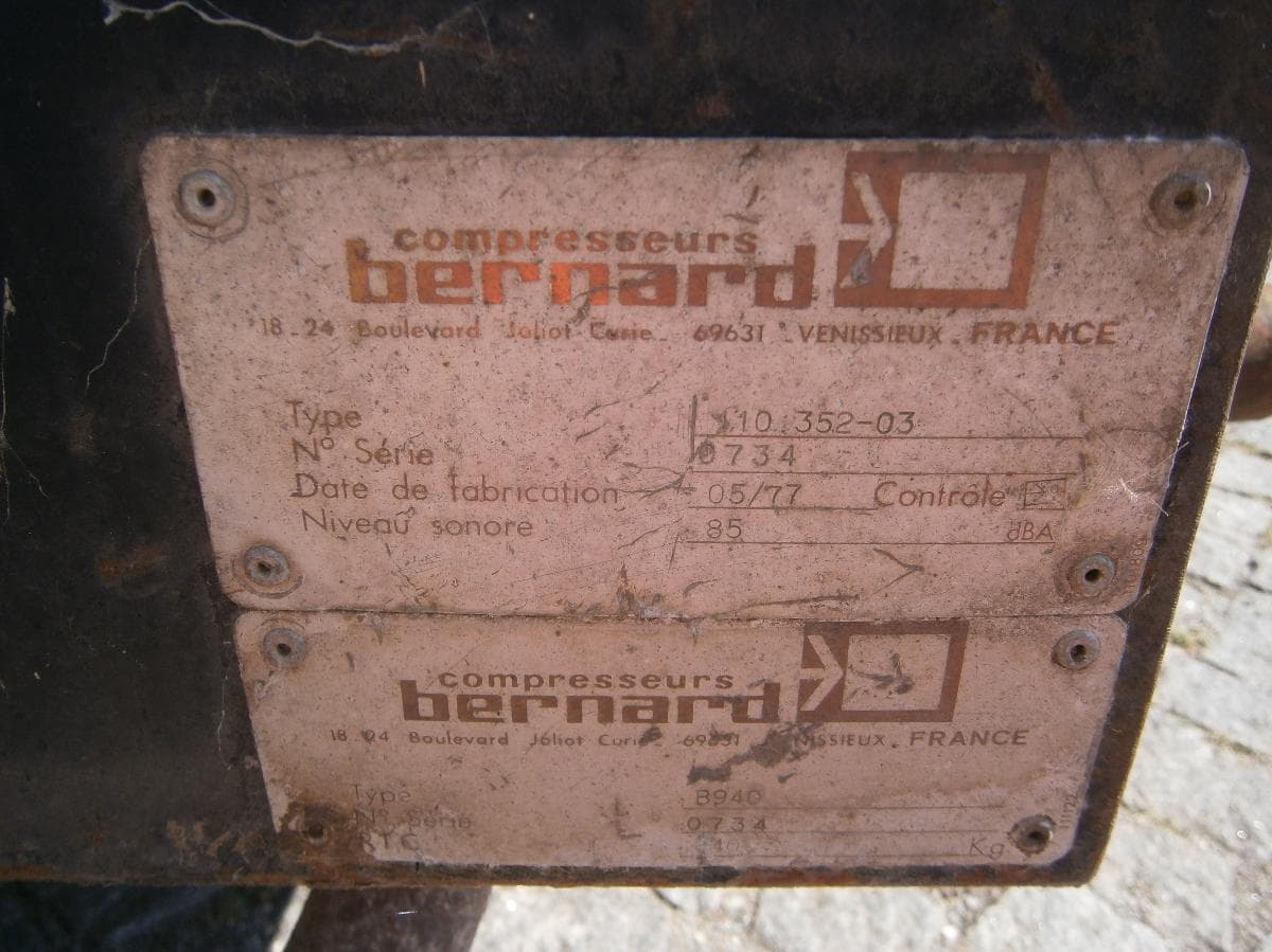 Compresor Bernard — imagen 7