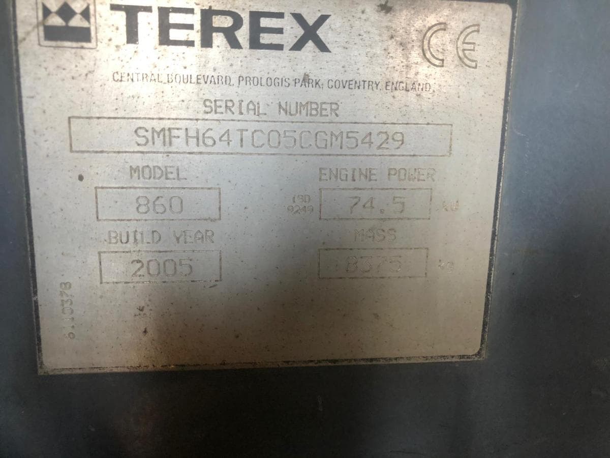 Retroescavadora mixta Terex 860 — imagen 5