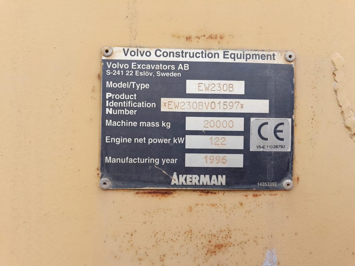 Excavadora Volvo Akerman 230 — imagen 7