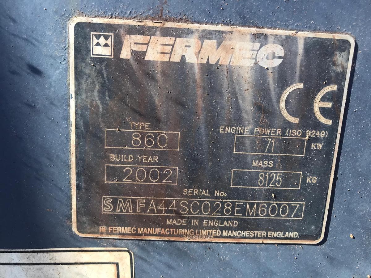 Retroexcavadora mixta Fermec 860 — imagem 6