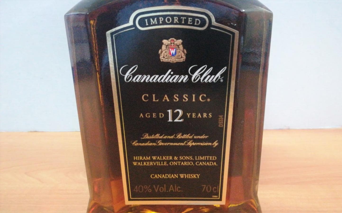 Whisky Canadian Club 12 Anos — imagen 2