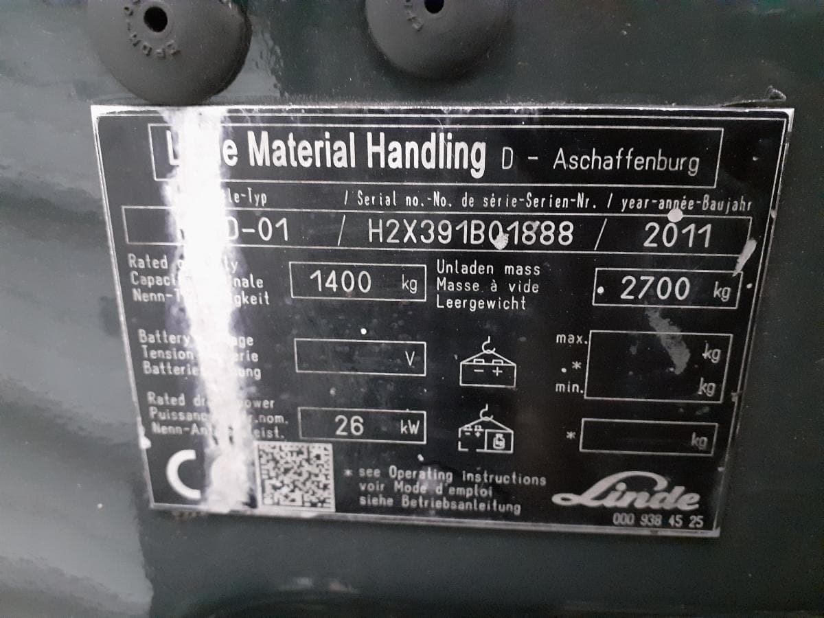 Empilhador Linde H14D-01 · Ano 2011 — imagem 11