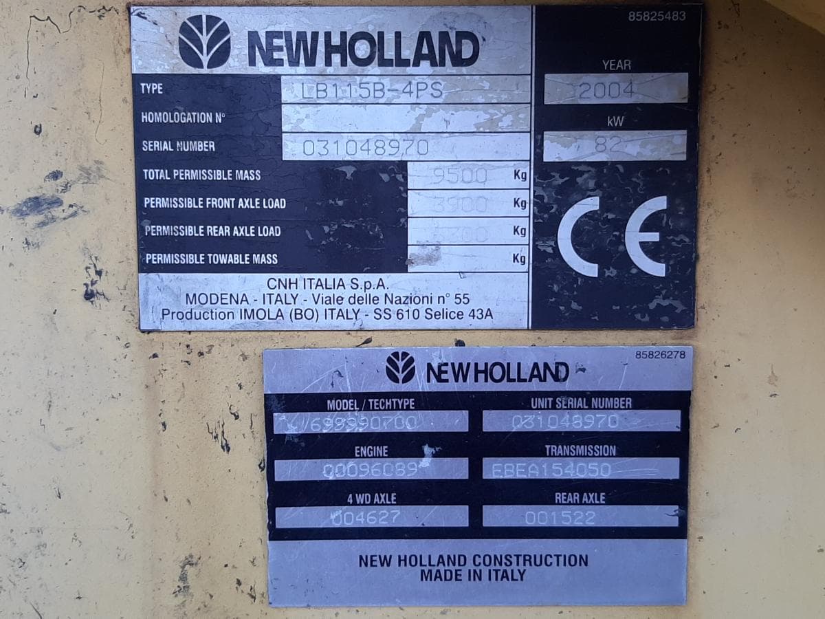 Retroescavadora New Holland LB 115 · Ano 2004 — image 13