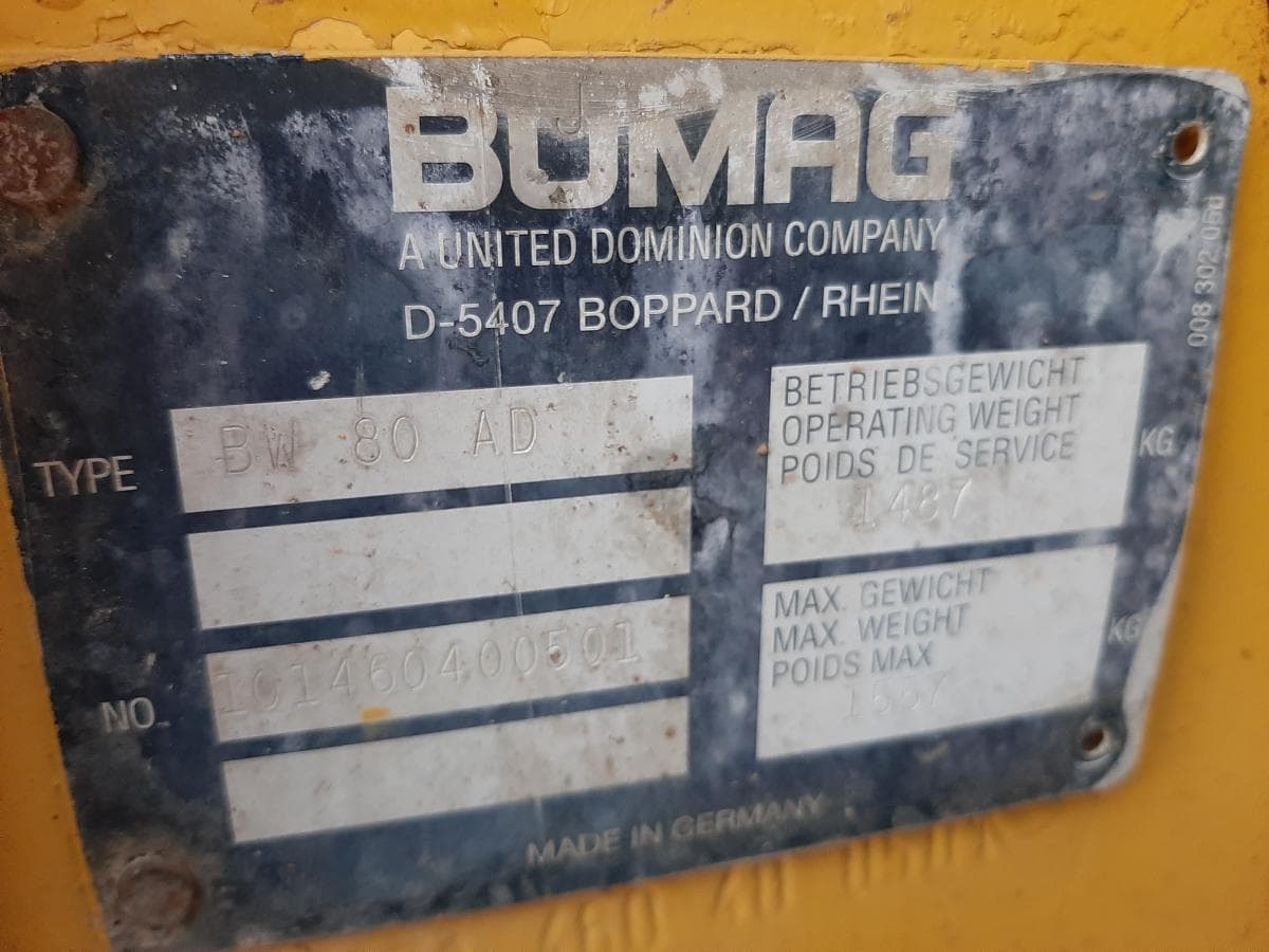Cilindro Bomag · Ano 1993 — imagem 11