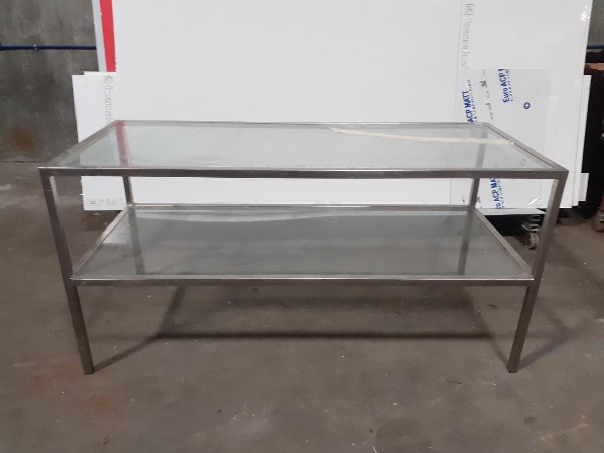 Mesa Inox e Vidro — imagem 1