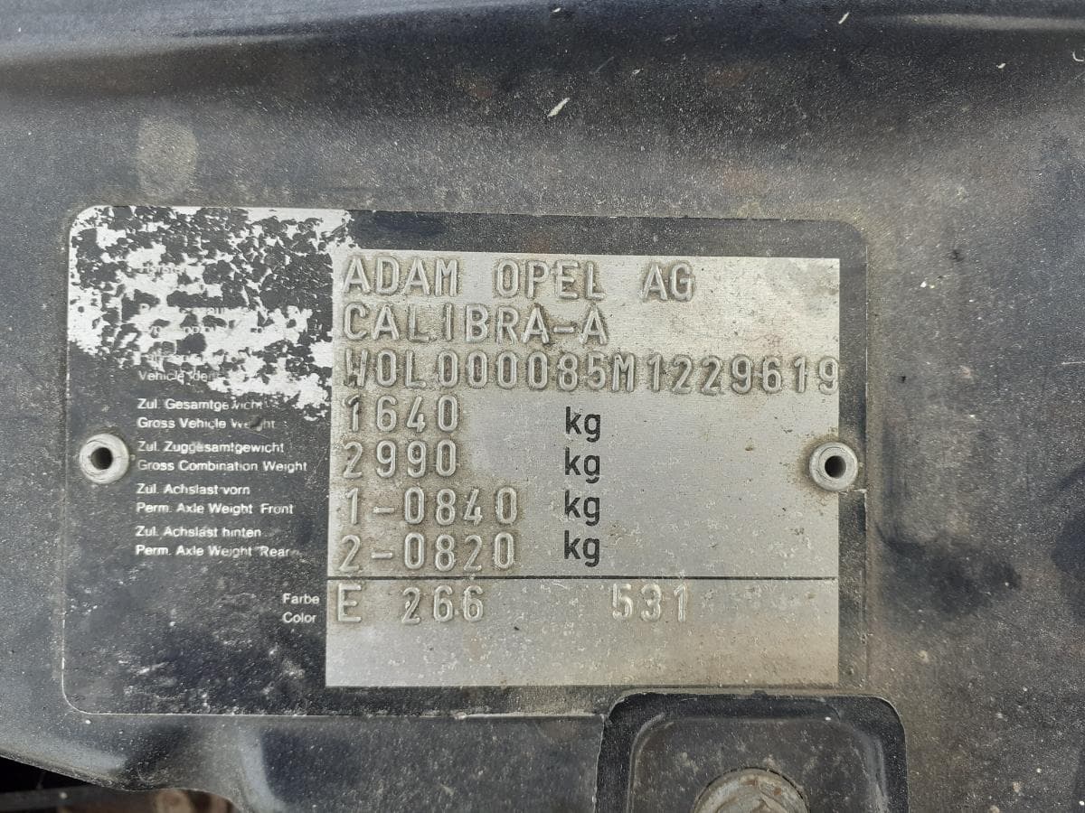 Opel Calibra 2.0I · Ano 1991 — imagem 9