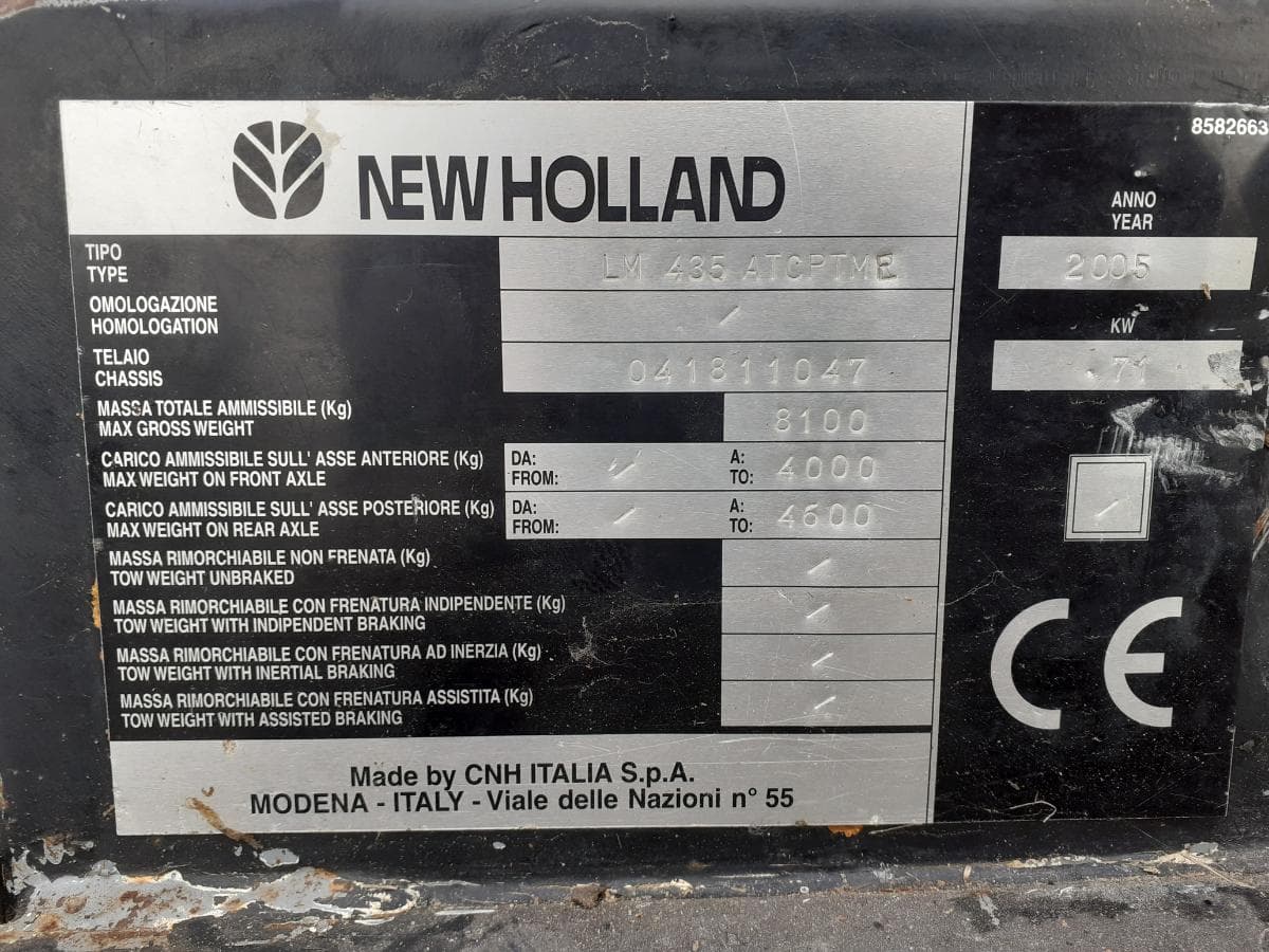 Telescópico New Holland LM 435 · Ano 2005 — imagem 12