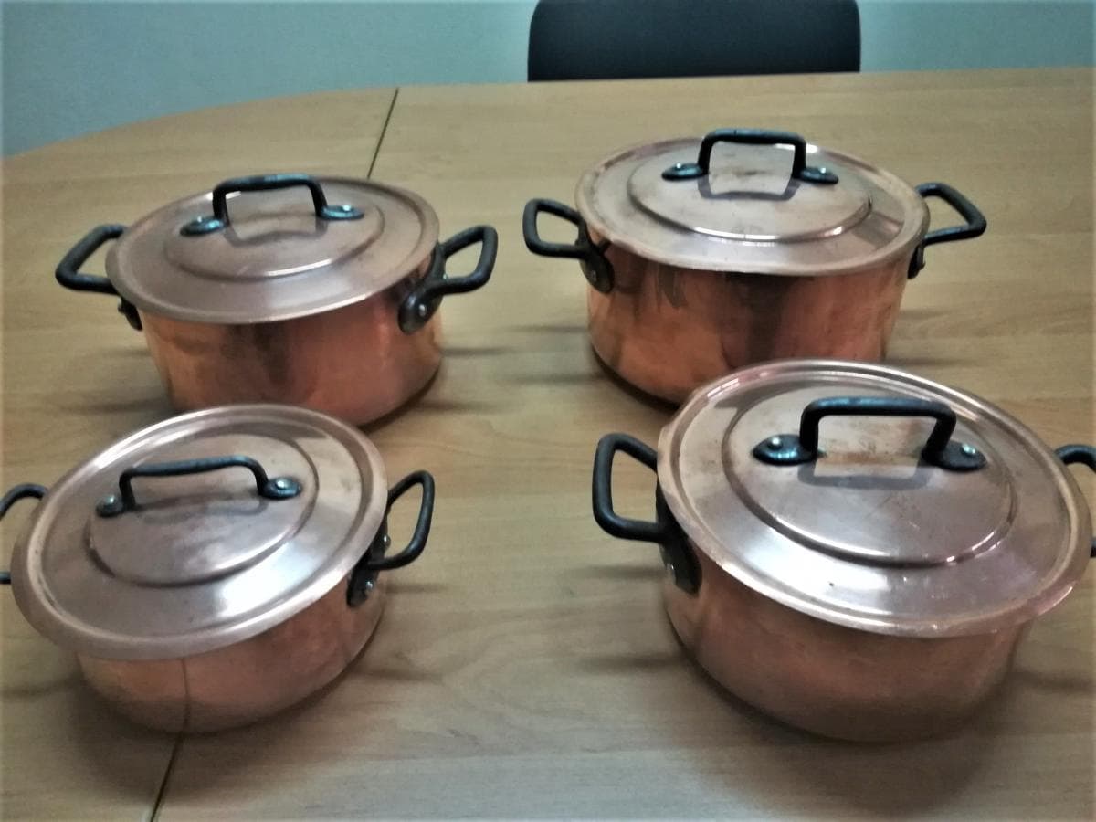 Tachos em cobre Vintage — imagen 2