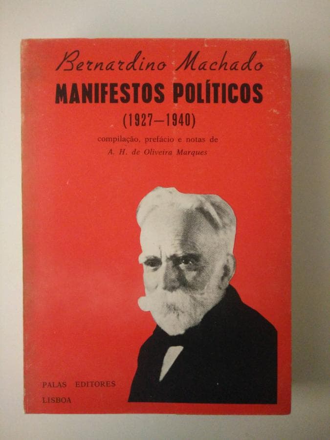 Manifestos Políticos (1927-1940) · Bernardino Machado