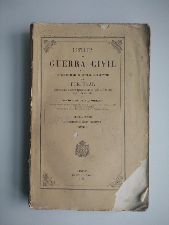 História da Guerra Civil Tomo I — image 1