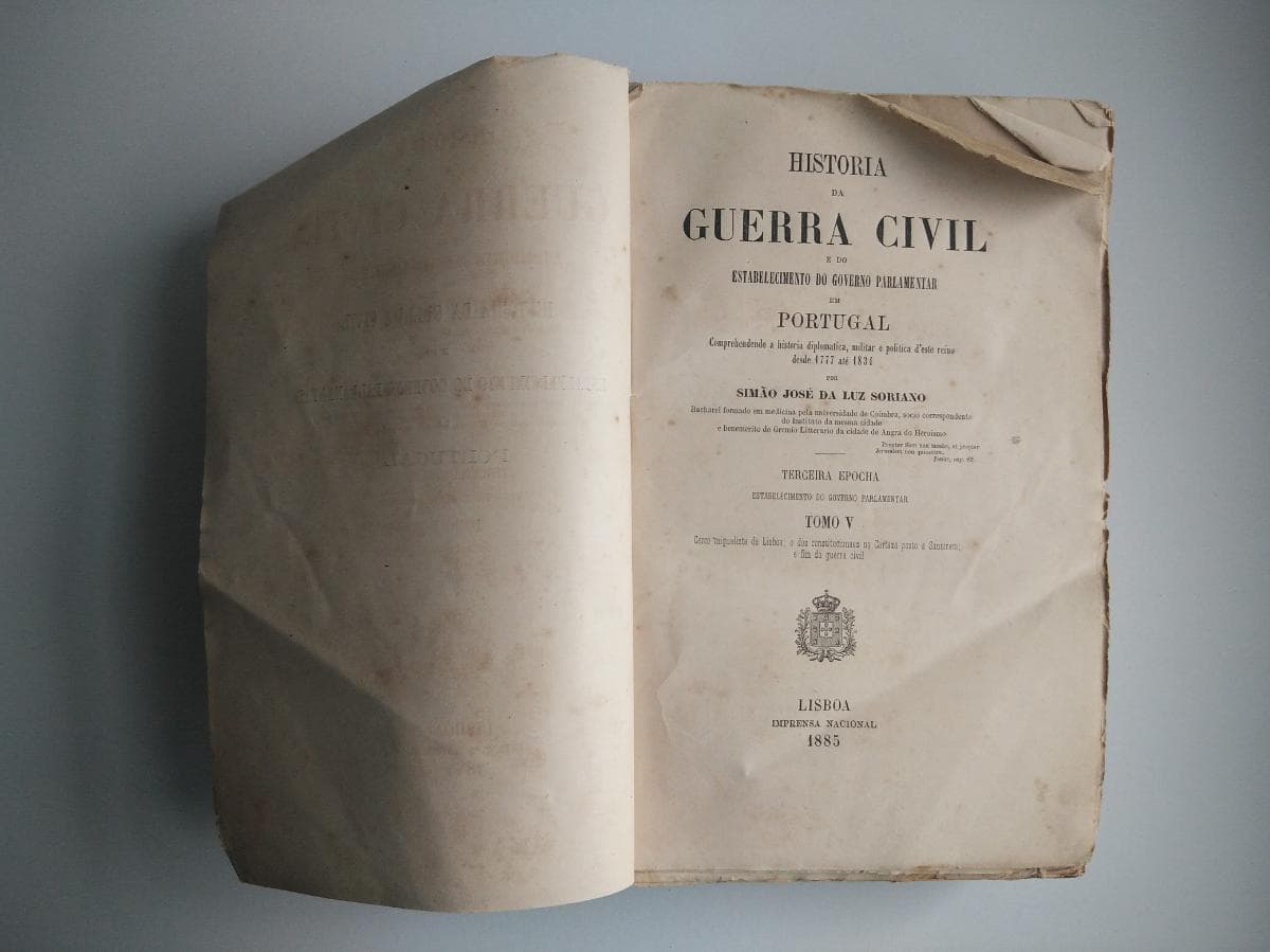 História da Guerra Civil - Tomo V — image 1