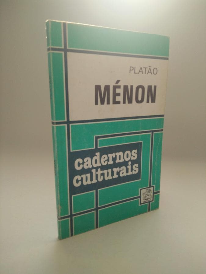 Ménon - Cadernos Culturais · Platão — imagem 2
