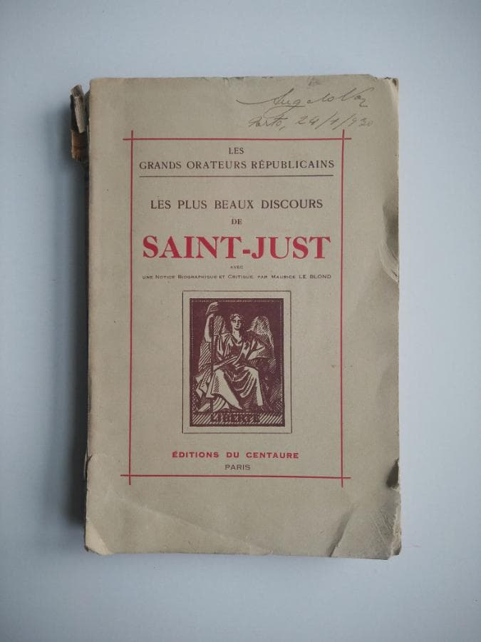 Les plus beaux discours de Saint-Just · Maurice Le Blond