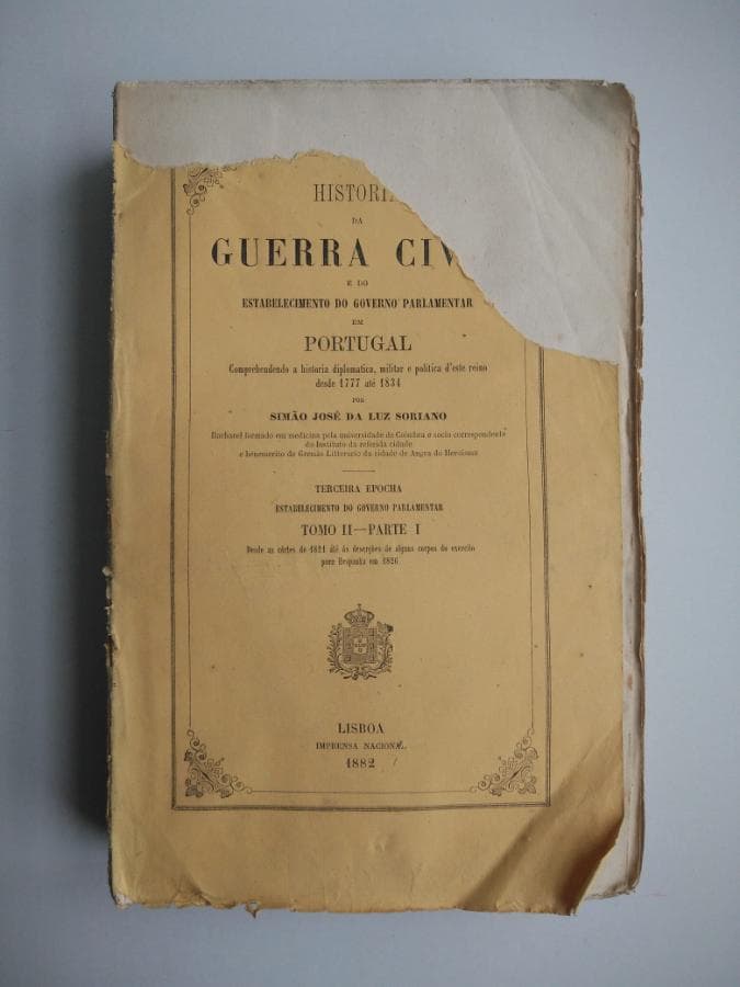 História da Guerra Civil - Tomo II - Parte I — imagen 1