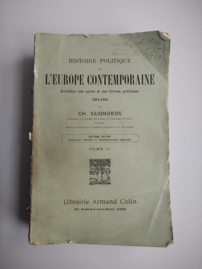 Histoire Politique de L' Europe Contemporaine - Tome II — imagen 1