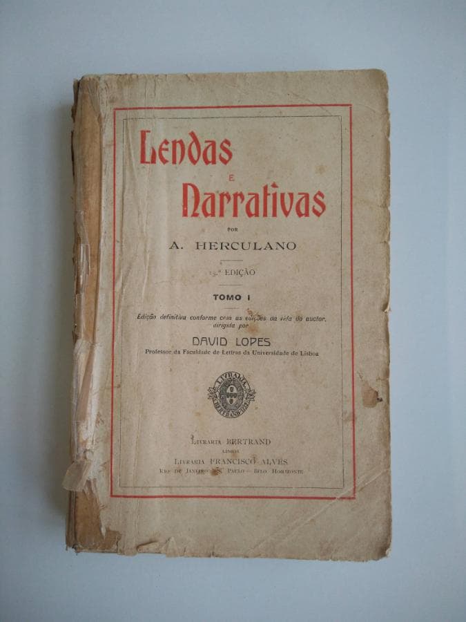 Lendas e Narrativas - Tomo 1