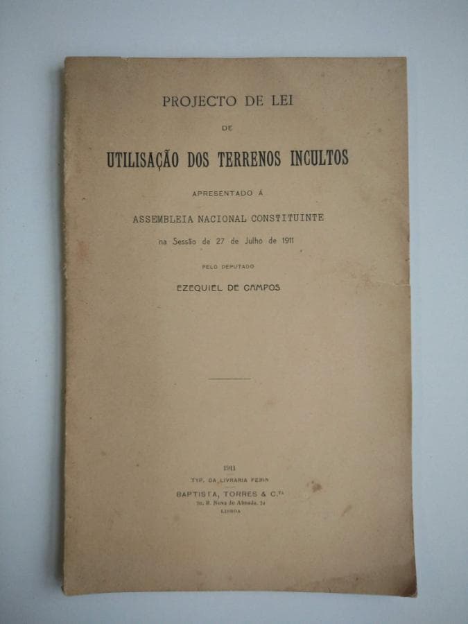 Projecto de Lei de utilização de terrenos incultos — imagen 1