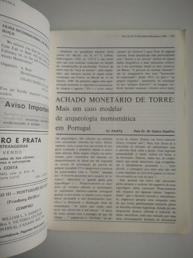 Moneda - Revista Portuguesa de Numismática y Medalhística - Vol. X — imagen 2