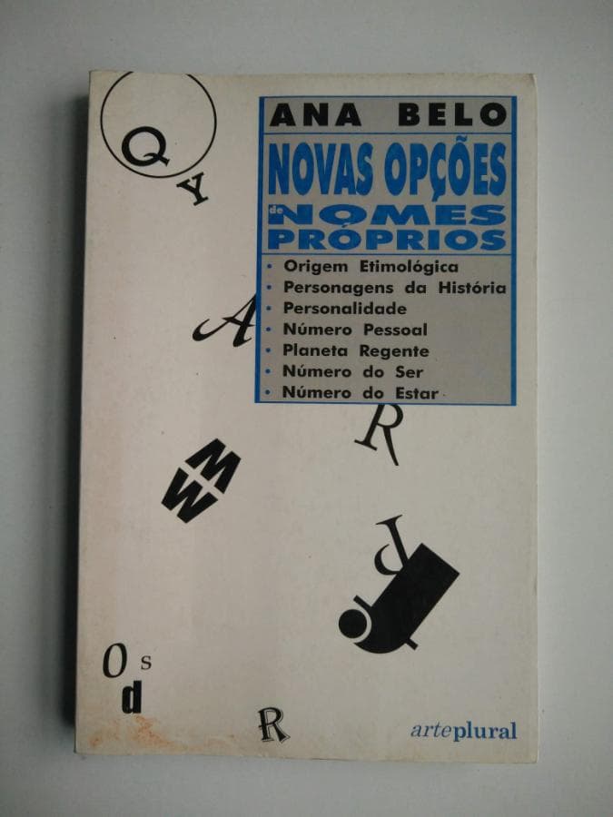 Novas Opções de Nomes Próprios
