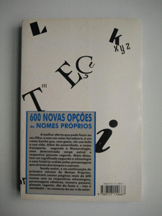 Novas Opções de Nomes Próprios — imagem 3