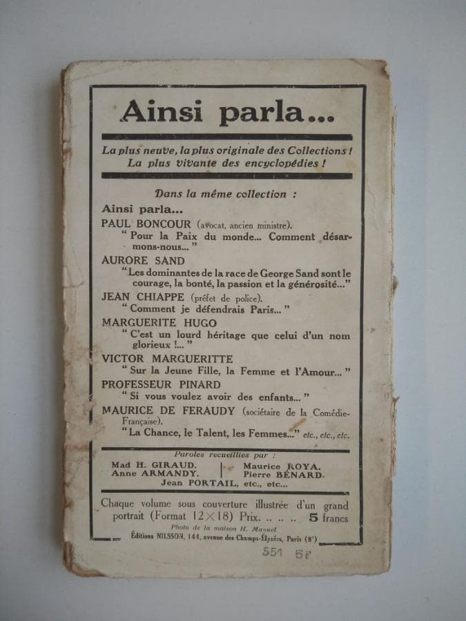 Ainsi Parla... Edouard Herriot — imagen 3